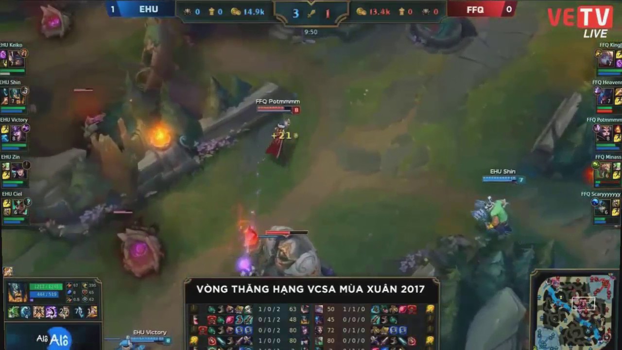 FFQ vs EHU game 2 đến lúc QTV phải ra trận