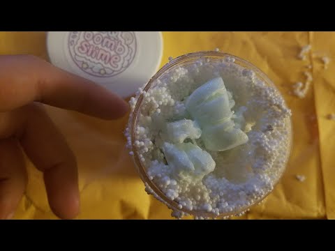 ASMR STYROFOAM SLIME :]
