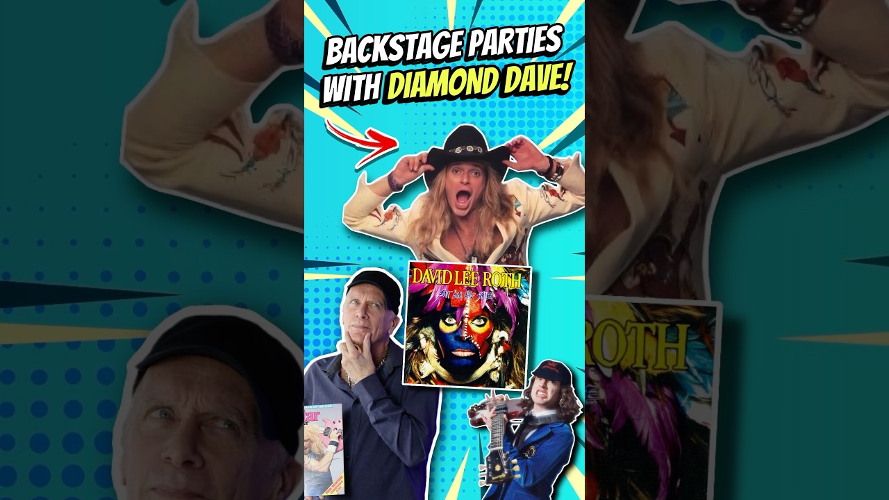 ‼️David Lee Roth’s Backstage Party PLAYLIST?! 🤯1986 Eat ‘Em And Smile Tour! 🎸