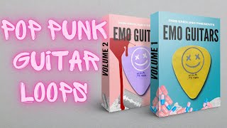 Emo Guitar Loops Volume 1 & 2 Loop kit Sample Pack for Pop Punk