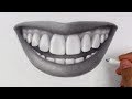 How to Draw a Smile with Teeth