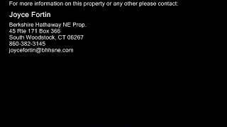 60  Randall  Road , Thompson  CT 06277 - Real Estate - For Sale -