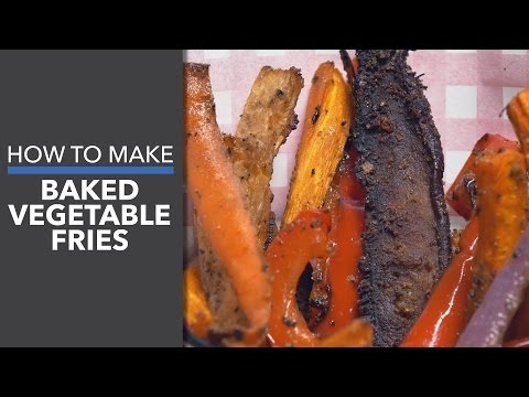 How to Make Baked Vegetable Fries
