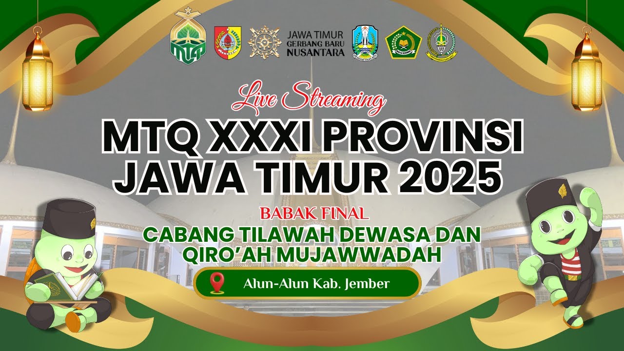 [LIVE] FINAL MTQ XXXI CABANG QIRO'AH MUJAWWADAH DAN TILAWAH DEWASA - 19 SEPTEMBER 2025