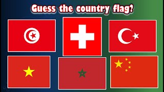 GUESS THE COUNTRY FLAG | PART 5/6 | 58 FLAGS | ENTERTAINMENT QUIZ