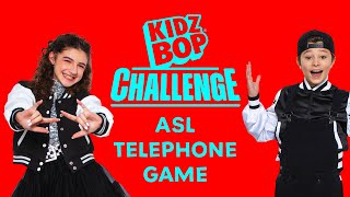 kidz bop kids asl telephone game challenge video