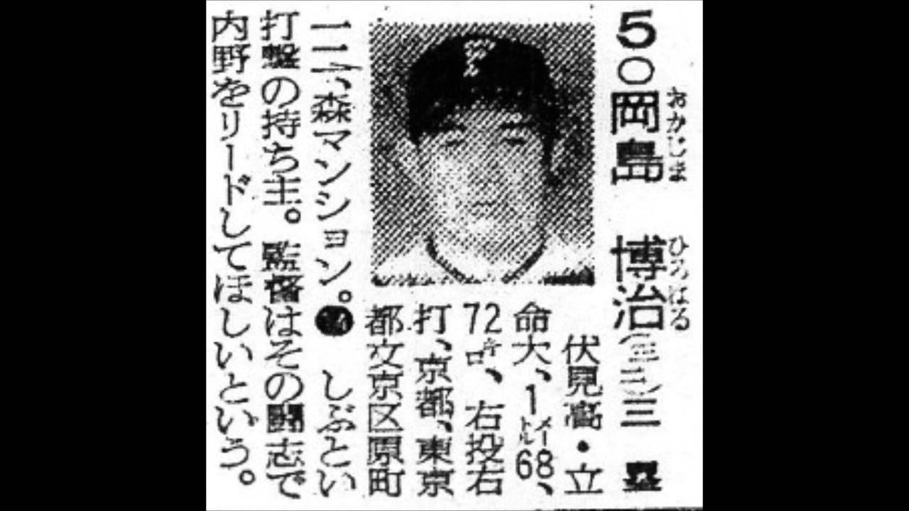 1967年 東映フライヤーズ 選手名鑑 YouTube