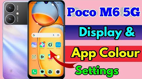 poco m6 5g app color change, poco m6 5g app icon color change