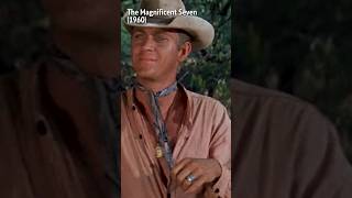 Steve McQueen's irritated Yul Brynner #TheMagnificentSeven #ClassicMovies #WesternFilm