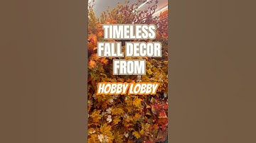 Hobby Lobby Fall Decor 2024 // Fall Shop With Me // Fall Decorating Ideas #SHORTS #fall #hobbylobby