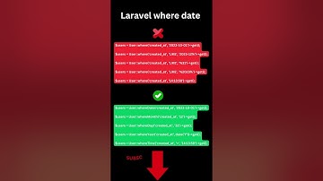 Date and Time Filtering in Laravel Eloquent | Advanced Querying Techniques  #laravel #shorts