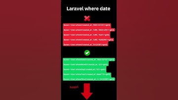 Date and Time Filtering in Laravel Eloquent | Advanced Querying Techniques  #laravel #shorts