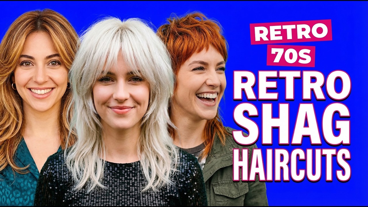 Retro 70S Shag Haircuts Reimagined For Today - YouTube