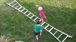 Kid Temper Tantrum Daddy Gets Stuck On Roof Cus of Leland (Reverse)