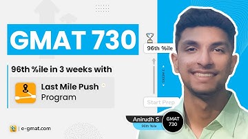 GMAT 730 | Perfect Q51 | Success powered by e-GMAT