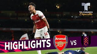 Arsenal vs. fulham: 4-1 goals & highlights | premier league telemundo
deportes