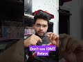 Don't use IDMT Relays