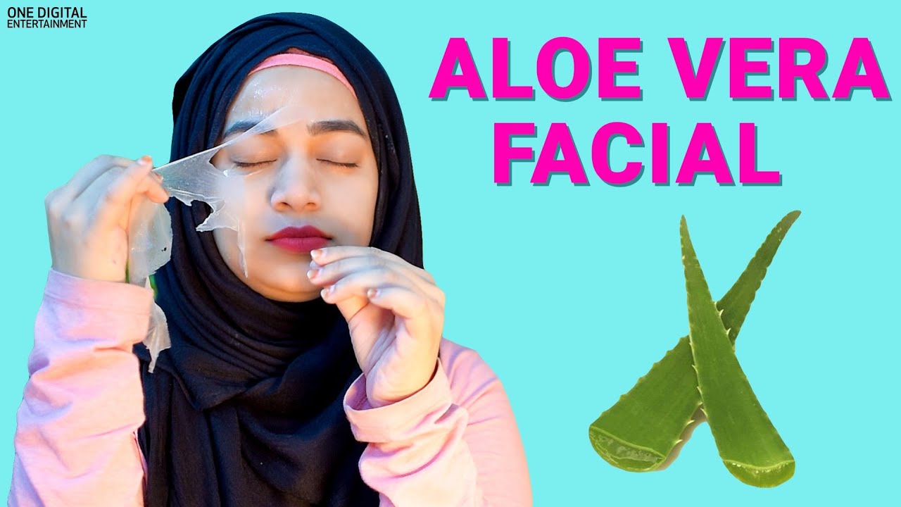 How to do Aloe Vera Facial | Wow Aloe Vera Peel Off Mask & Sleeping Pack |  Ramsha Sultan - YouTube