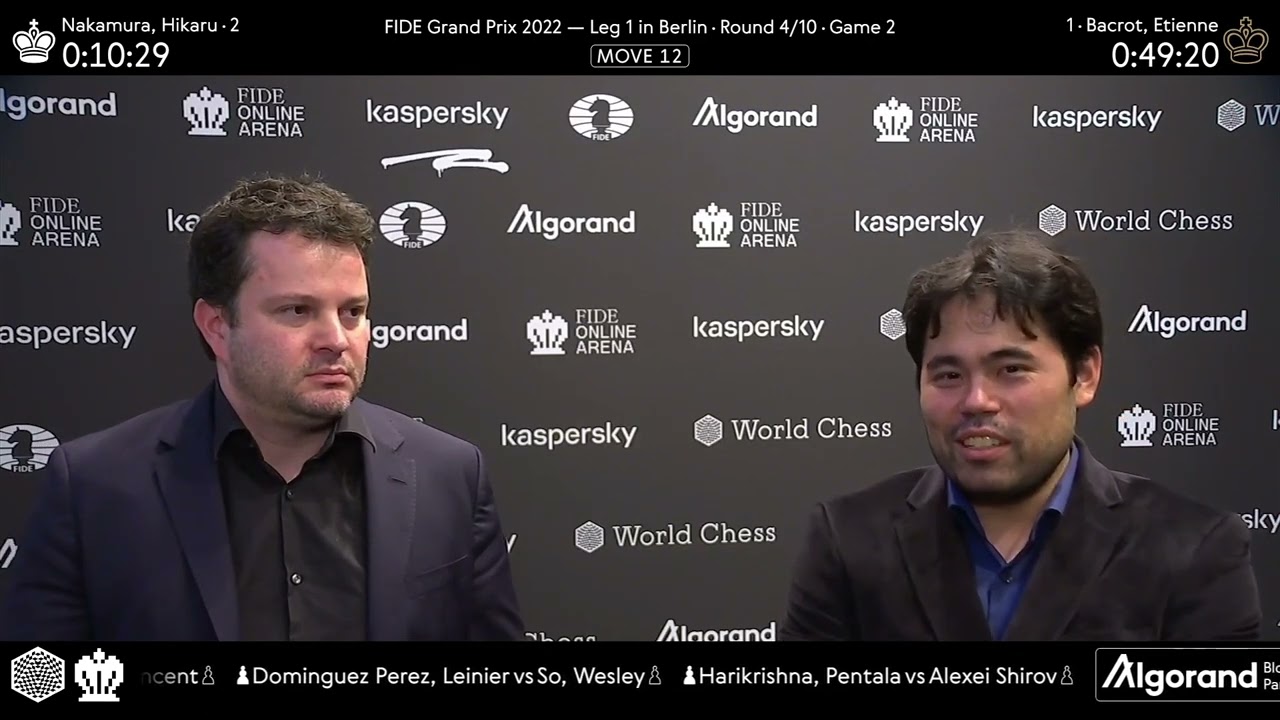 Nakamura Early Winner Of Series: 2022 FIDE Grand Prix Berlin Leg 3