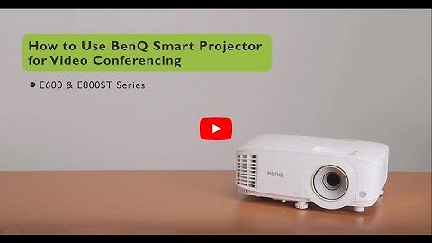 [How to] Start a Video Conference | BenQ Wireless Smart Projector