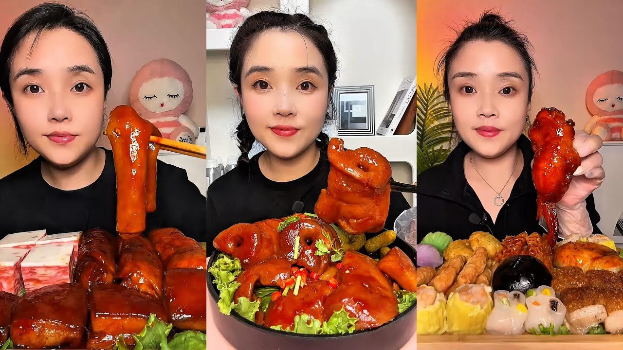 【ASMR】【MUKBANG】東坡肉 DELICIOUS PORK BELLY | EATING SHOW | CHINESE MUKBANG | 食べ | 吃播 LOVE EAT #038