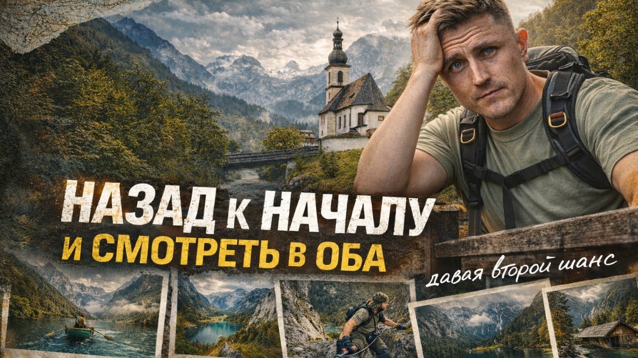 Я дал прошлому второй шанс. Вот что из этого вышло. Берхтесгаден. Königssee, Röthbachfall, Watzmann.