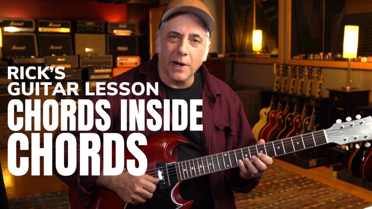 Rick's Guitar Lesson: CHORDS INSIDE CHORDS