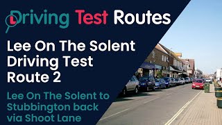 Lee On The Solent Driving Test Route 2