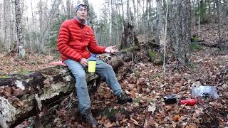 McKenzie Mountain Solo Backpacking Trip, Adirondacks, Nov  2020