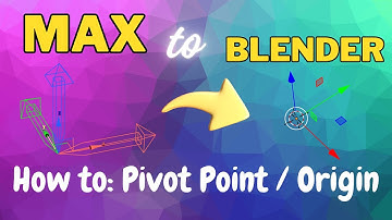 Max to Blender  -  Pivot Point to Origin