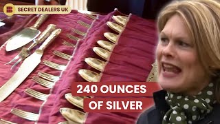 Celebrity Victorian Silver Canteen Sparks Dealer Battle | Secret Dealers UK Net Worth