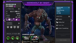 Werewolf By Night Howling Tech - 7 minutes of Werewolf dashing back, attacking and howling