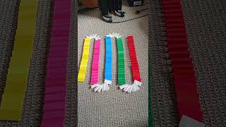 Summer Domino Colors #shorts #domino #satisfying