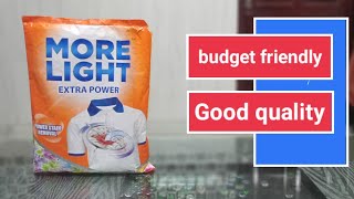 more light extra power detergent powder review