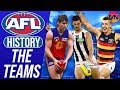 History of The AFL - The Teams (1897-2019)