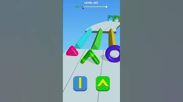 Blob shifter 3d fun race gameplay level 222-223