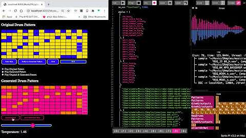 Sonic Pi DrumRNN GUI