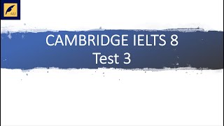[Audio] Cambridge IELTS 8 | Listening Test 3 | All English 4U