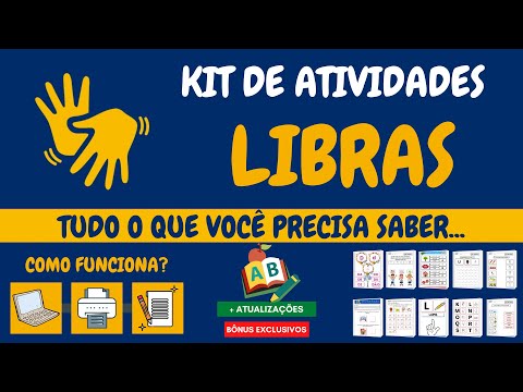 KIT SÓ ESCOLA LIBRAS