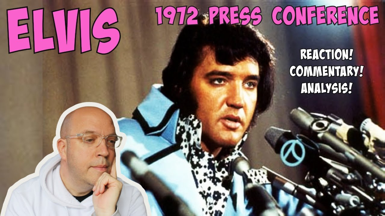 FIRST TIME WATCH REACTION: Elvis Presley - 1972 MSG PRESS CONFERENCE (NEW YORK 1972)  REACTION