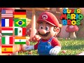 Mario movie voice in 9 different languages