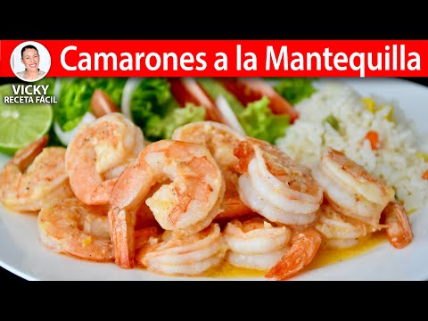CAMARONES A LA MANTEQUILLA | Vicky Receta Facil