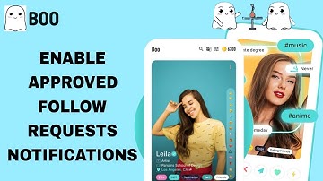 How To Enable Approved Follow Requests Notifications On Boo App | Step By Step