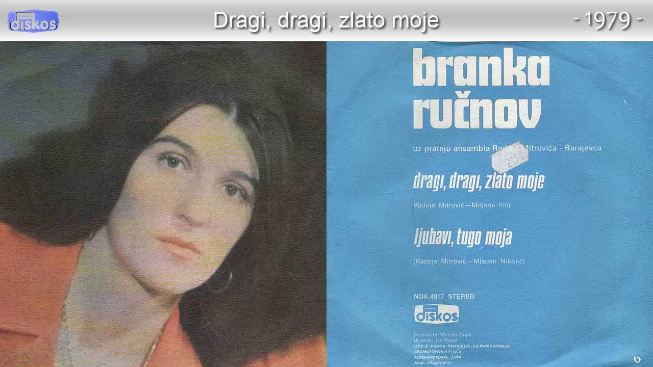 Branka Rucnov - Dragi, dragi, zlato moje - (Audio 1979)