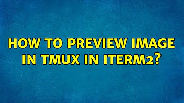 How to preview image in tmux in iTerm2?