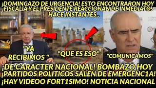 DOMINGAZO DE URGENCIA! ESTO ENCONTRAROON HOY PARTIDOS SALEN DE EMERGENCIAA BOMBAZO NACIONAL