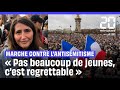 Marche contre lantismitisme   pas beaucoup de jeunes cest regrettable 