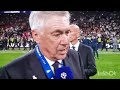 ANCELOTTI senza limiti post finale Champions League Borussia Dortmund Real Madrid