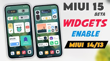 ENABLE MIUI 15 Widgets In Miui 14/13 - Without Root and No Apk 🔥 | Miui 14 Widgets & Super Icons ✅