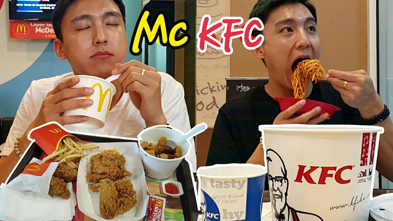 McDonald's vs KFC, Fried Chicken - YouTube